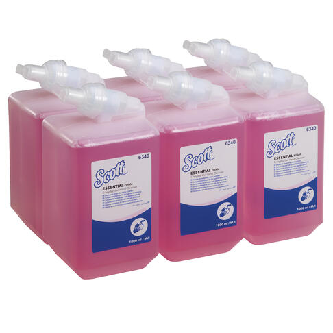 SAVON MOUSSE SCOTT® ESSENTIAL™ ROSE CARTOUCHE 1L X6 - 5