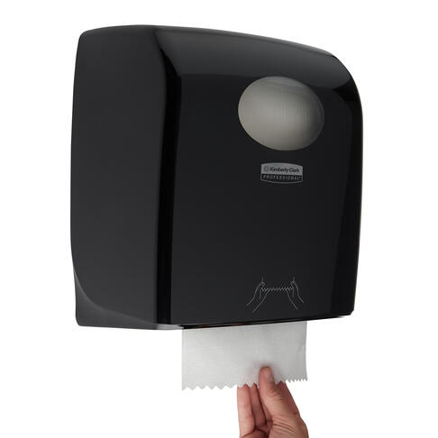 DISTRIBUTEUR D’ESSUIE-MAINS ROULEAUX AQUARIUS™ NOIR - 5