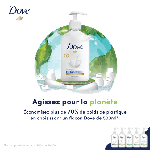 GEL DOUCHE CLASSIQUE DOVE 500ML FLACON X24 - 5