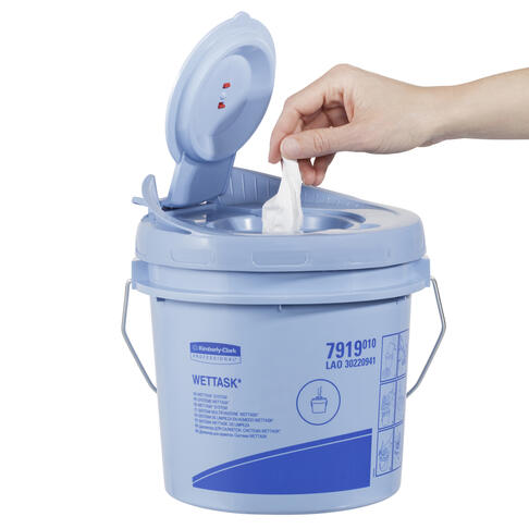 BOBINE DEVIDAGE CENTRAL NON TISSE KIMTECH WETTASK BLANC 60 FORMATS 31,7X30,5CM X6 - 5