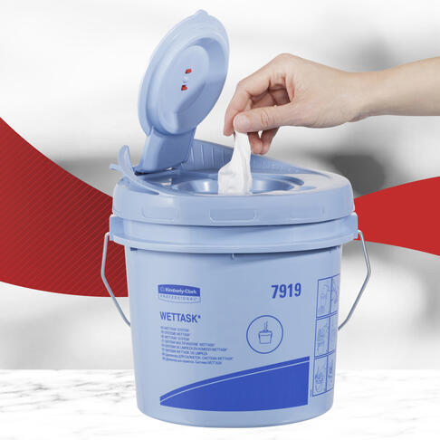 BOBINE DEVIDAGE CENTRAL NON TISSE KIMTECH WETTASK BLANC 120 FORMATS 30,5X15CM X6 - 5