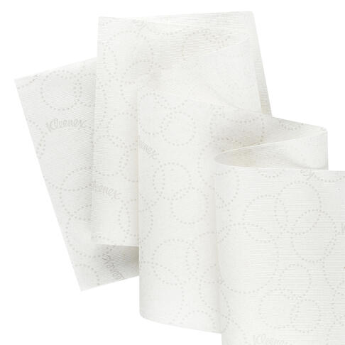 ESSUIE-MAINS ROULEAU KLEENEX® BLANC 250M 1 PLI ECOLABEL X6 - 5