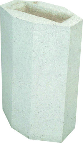 CENDRIER 2L A POSER BETON CYCLADE BLANC SABLE - 4
