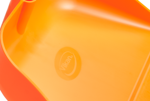 PELLE A POUSSIERE VIKAN A MANCHE VERTICAL 330MM ORANGE - 5