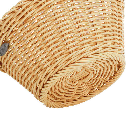 CORBEILLE À PAIN EN POLYPROPYLÈNE RONDE Ø 18 CM BEIGE - 5