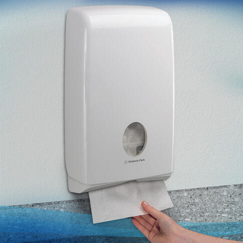 ESSUIE-MAINS PLIÉS EN Z SCOTT® SLIMFOLD BLANC 19X29.5CM 110 FORMATS 1 PLI X16 - 13