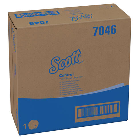 DISTRIBUTEUR DE PAPIER TOILETTE À DÉVIDAGE CENTRAL SCOTT® CONTROL™ BLANC - 6